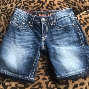 Rock revival Bermuda shorts